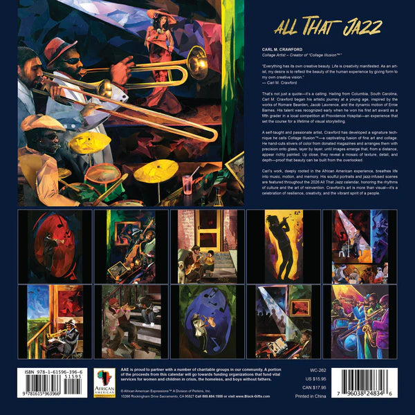 2026 All That Jazz Calendar