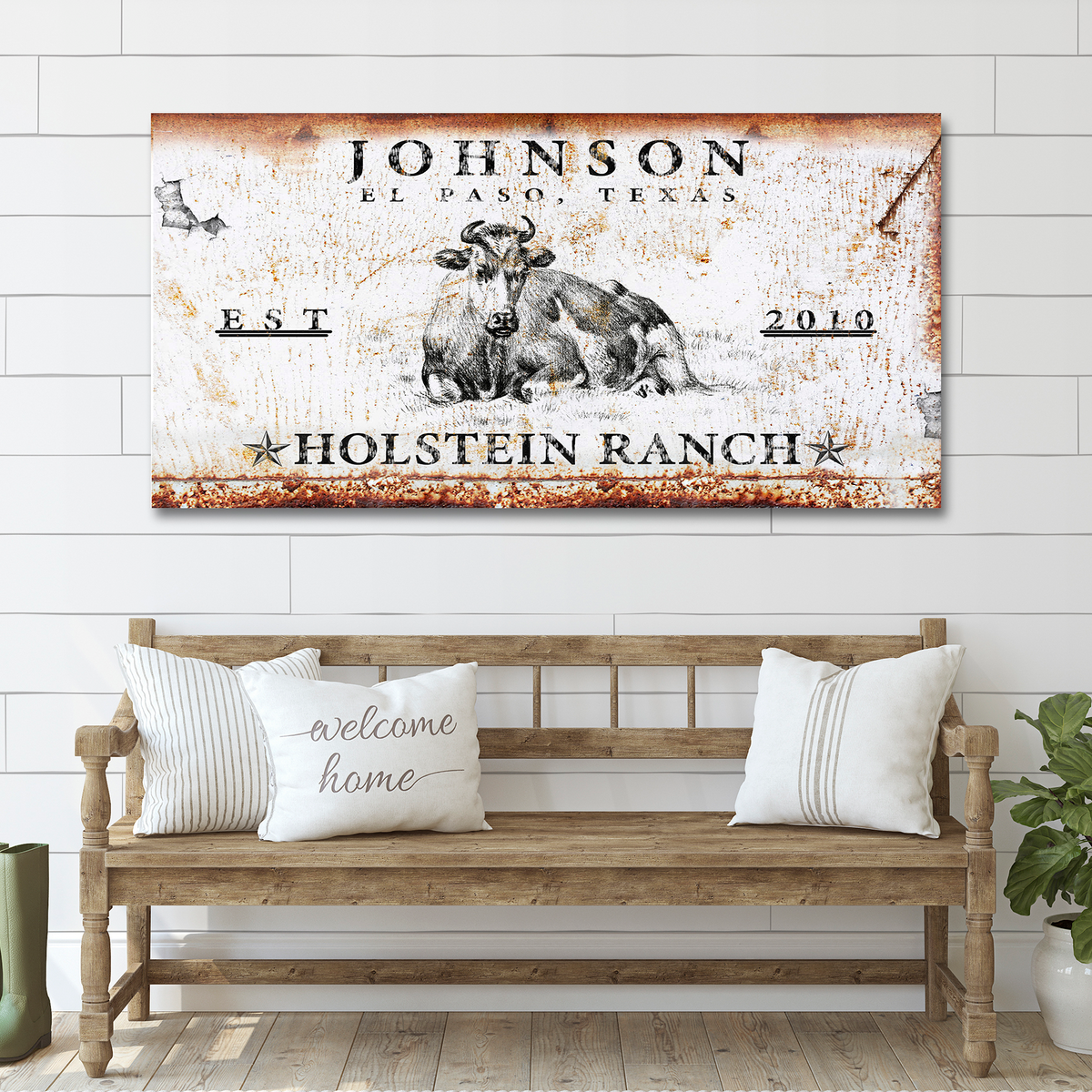 Holstein Ranch Sign