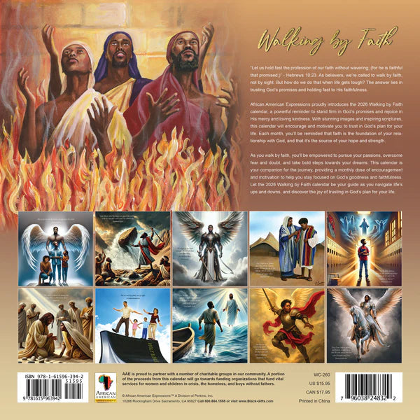 2026 Walking by Faith Calendar