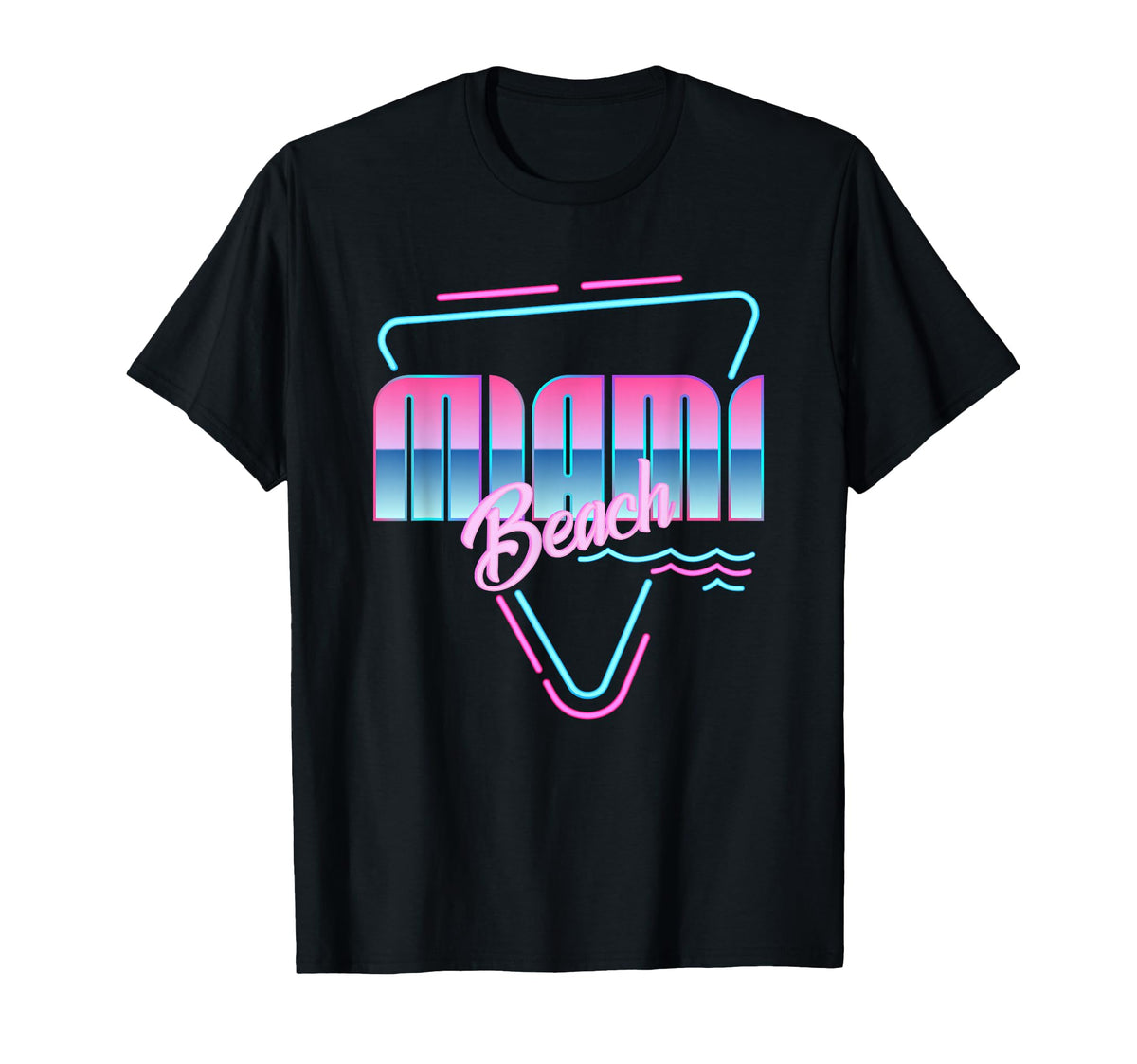 Love Miami Beach 90S Florida T-Shirt - Streetwear Style Men Women