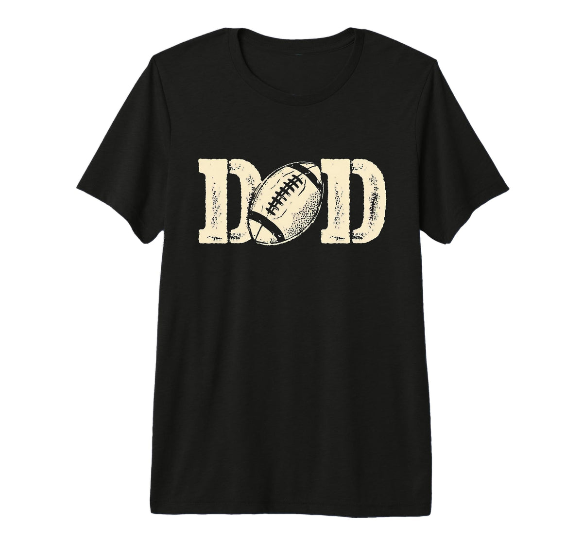 Mens Viral Football Dad Tri Blend T-Shirt - Unique Graphic Men Women