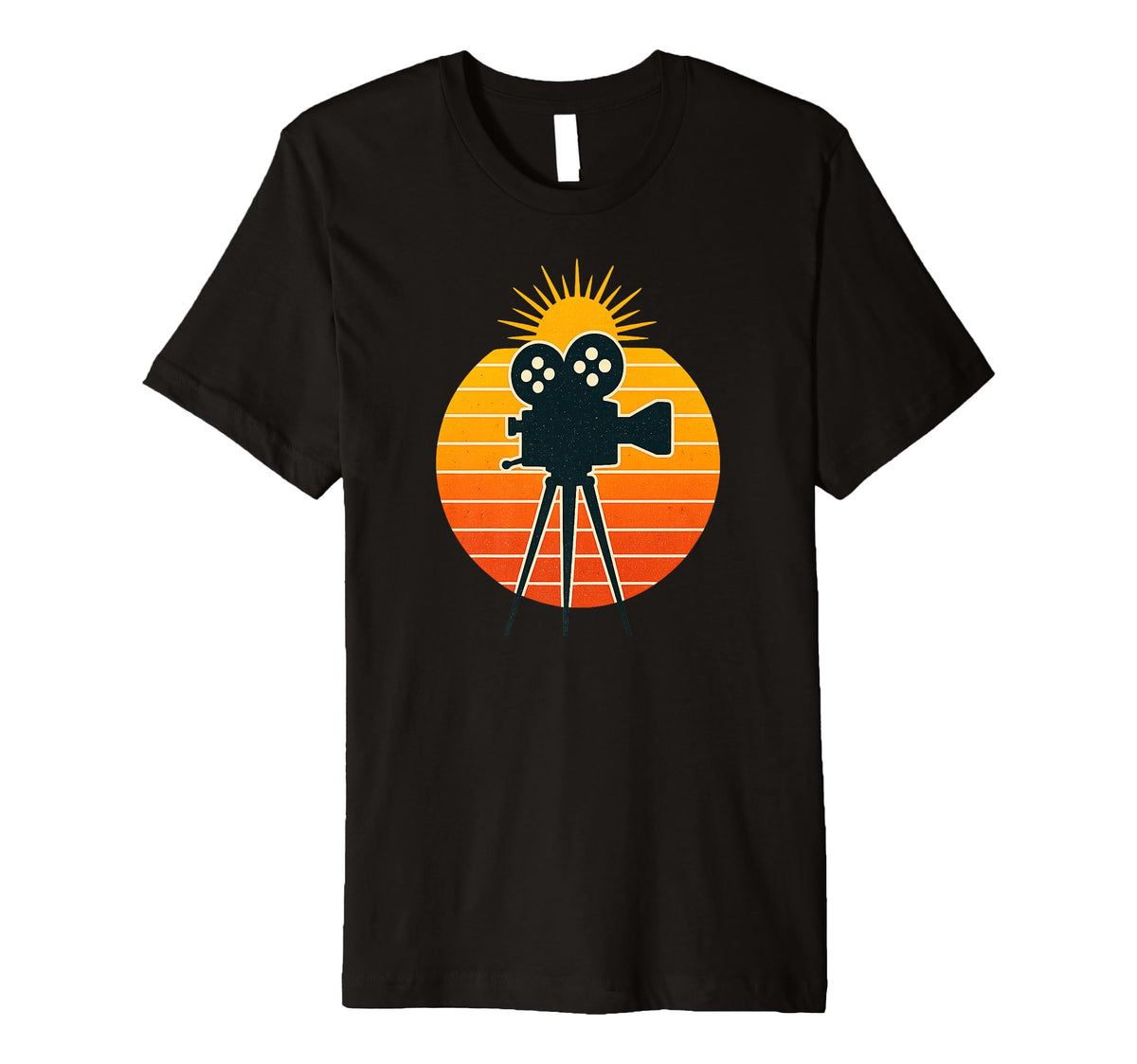 Movie Camera Film Art Cinephile T-Shirt - Graphic Print Men Women
