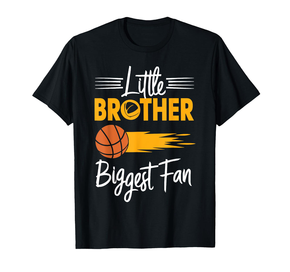 Little Brother Biggest Fan Baseball Gifts Hoodie - Novelty Apparel Unisex
