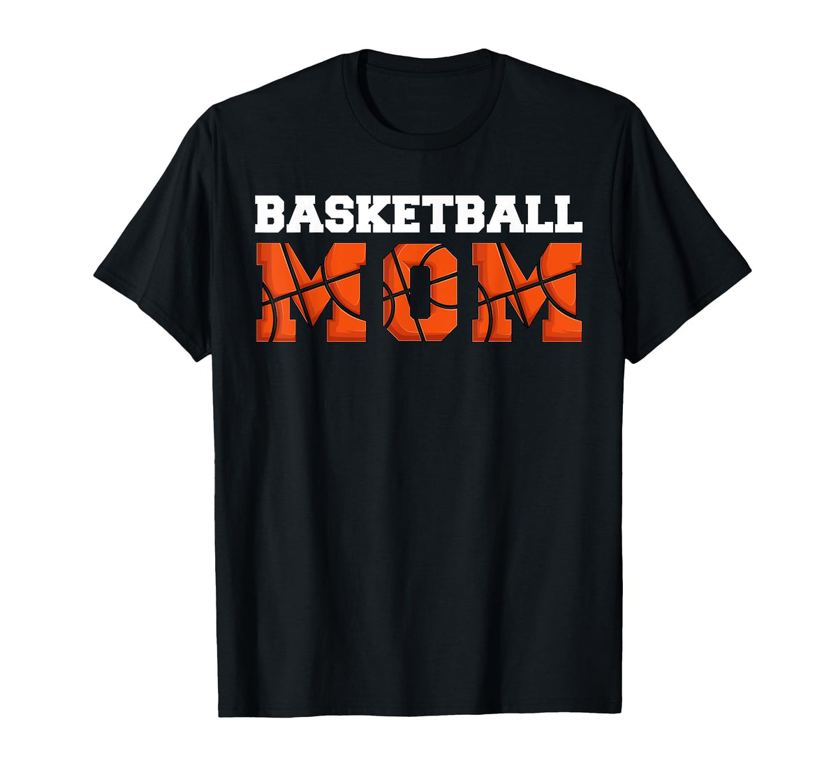 Basketball Mom Womens Basketball Mommy T-Shirt - Graphic Print for Adults