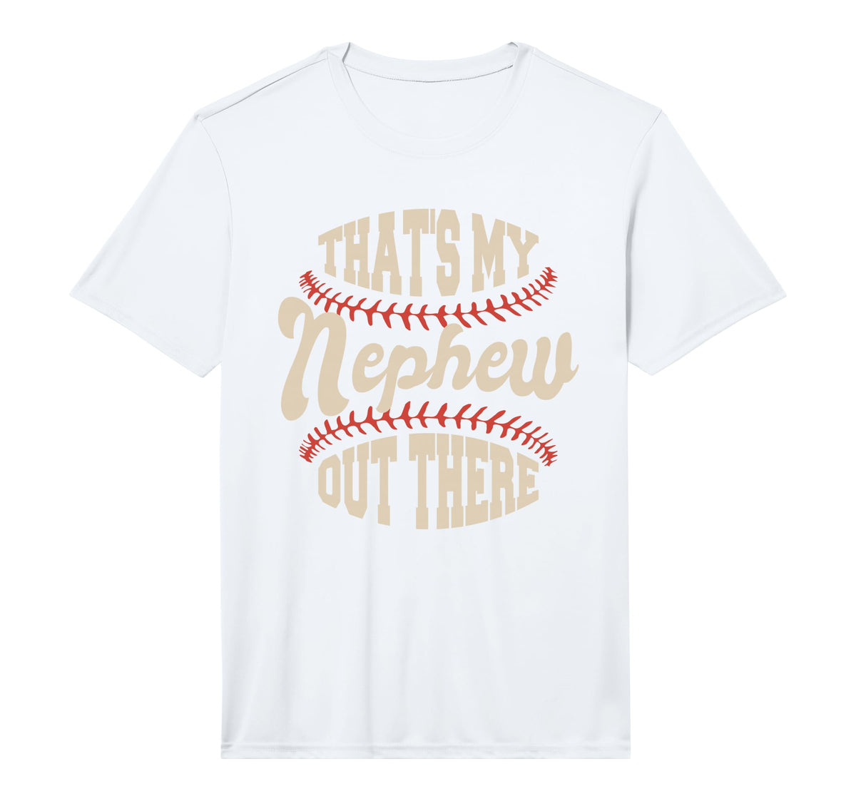 Mens Baseball Nephew Thats My Nephew T-Shirt - Minimalist Print Men Women
