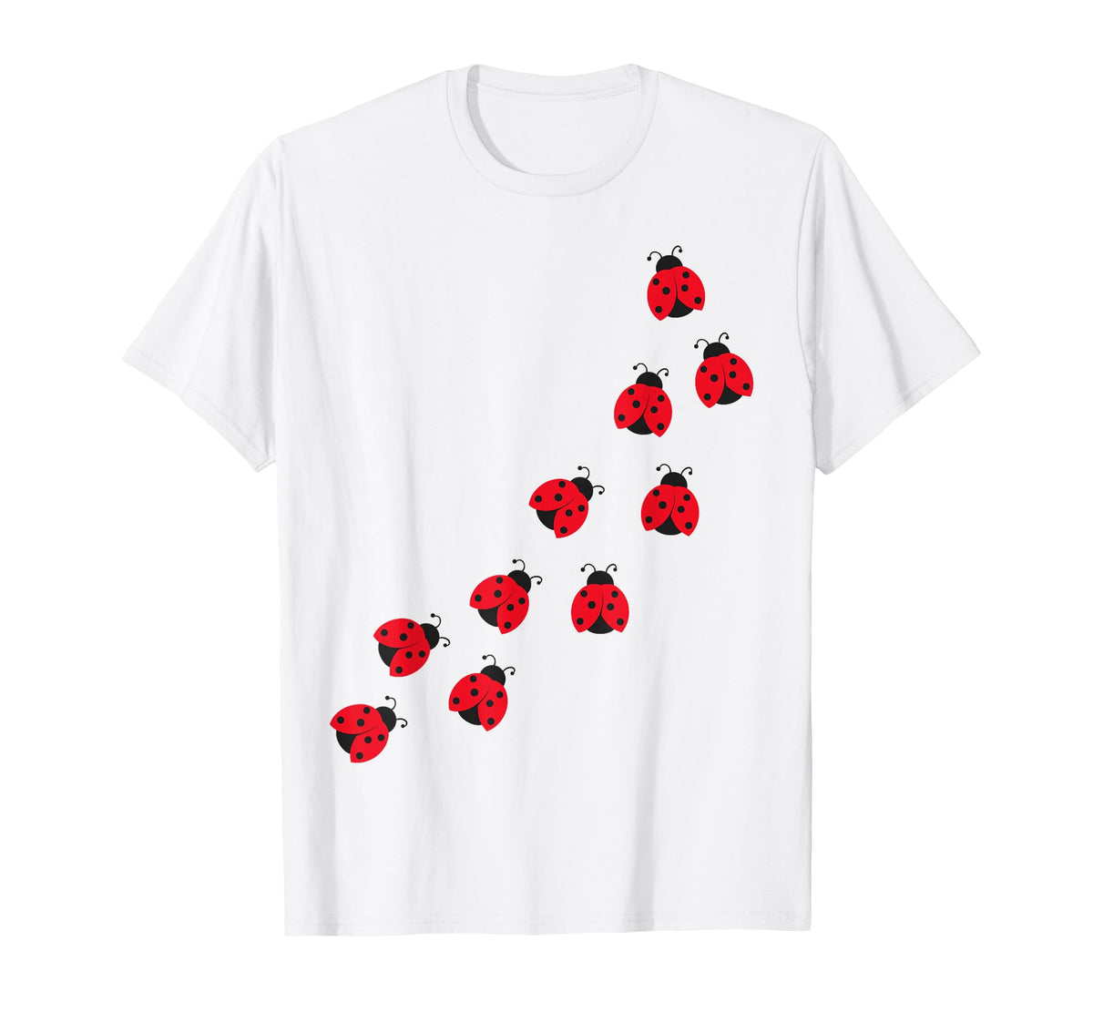 Ladybug Y2K Grunge Teen Whimsy Twee T-Shirt - Fun Novelty Design Men Women