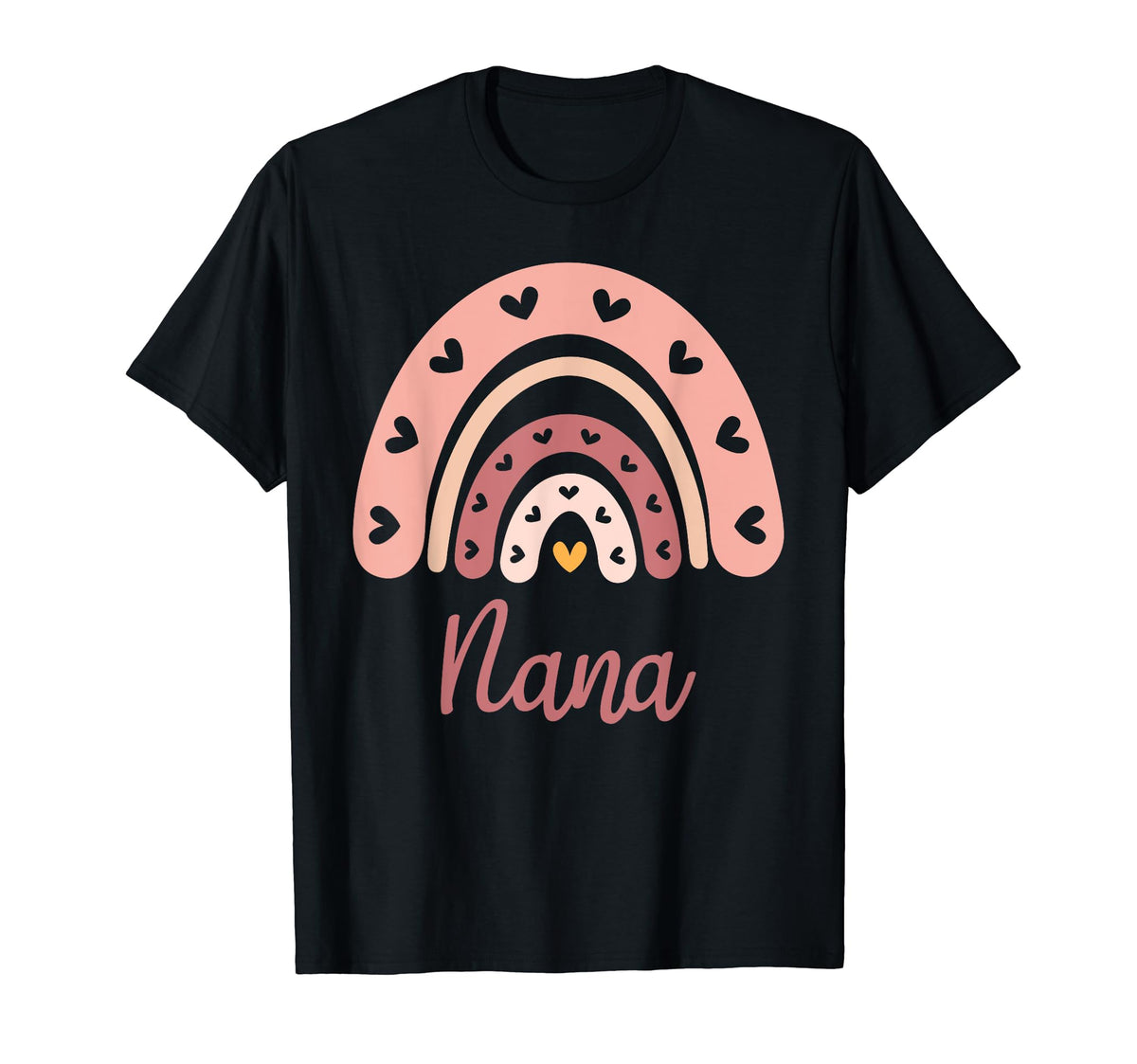 Nana Birthday Rainbow Boho Nana T-Shirt - Streetwear Style Men Women