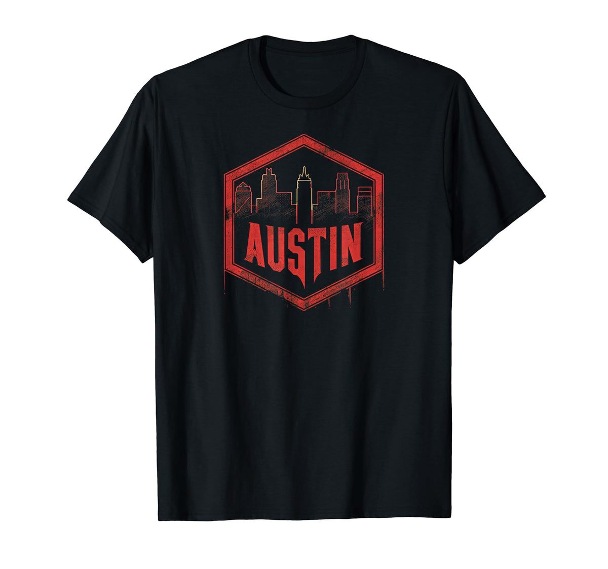 Austin Grit 90S Grunge Urbandecay Mens T-Shirt - Trendy Graphic Men Women