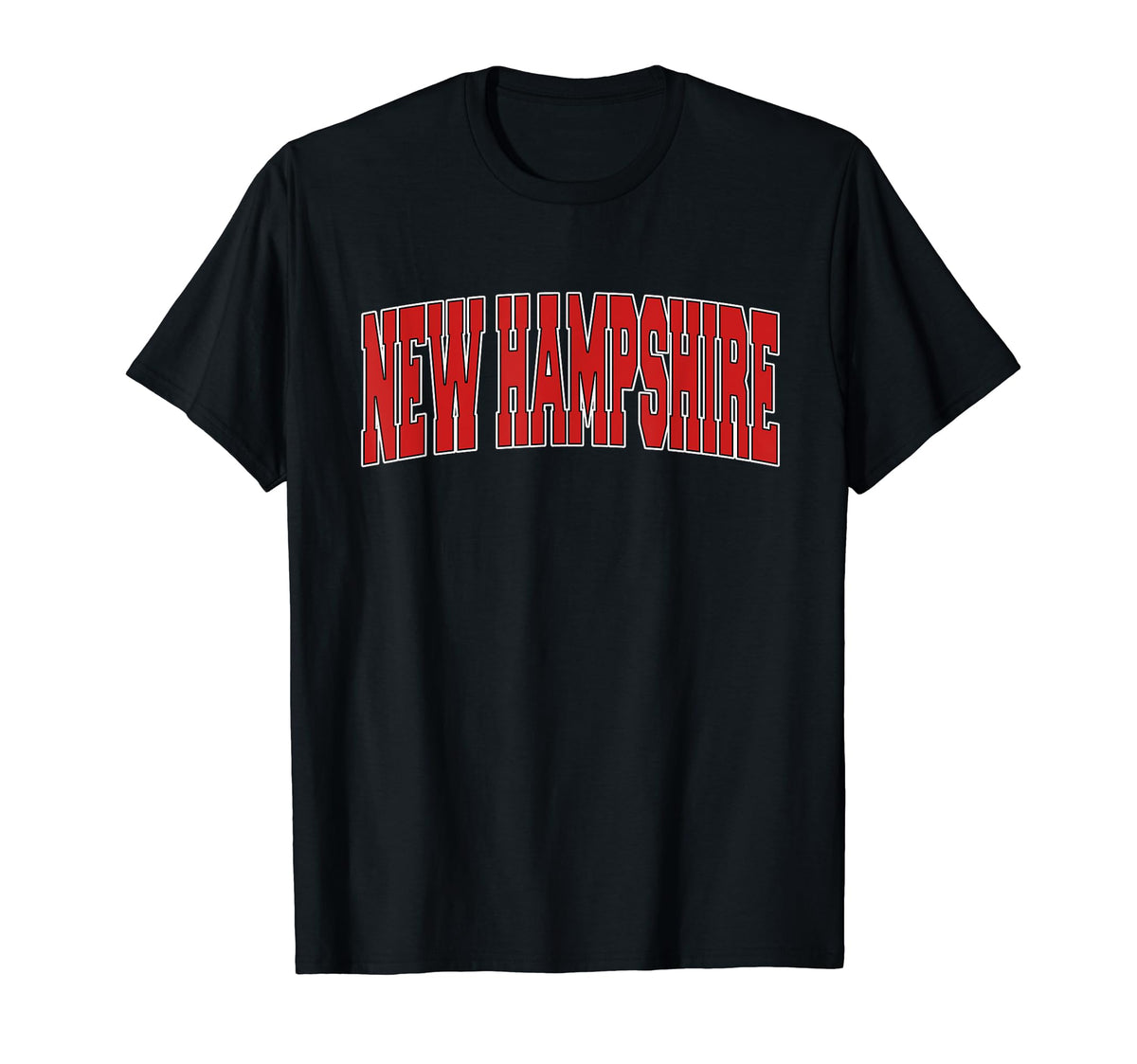 New Hampshire Usa State Nh Varsity Sports T-Shirt - Unique Graphic Unisex