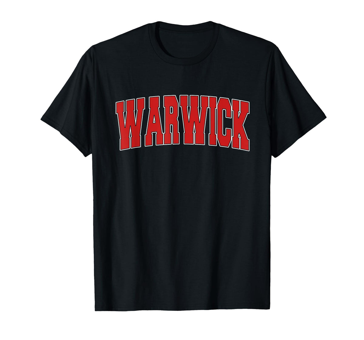 Warwick Ny New York Varsity Usa T-Shirt - Casual Everyday Wear Unisex