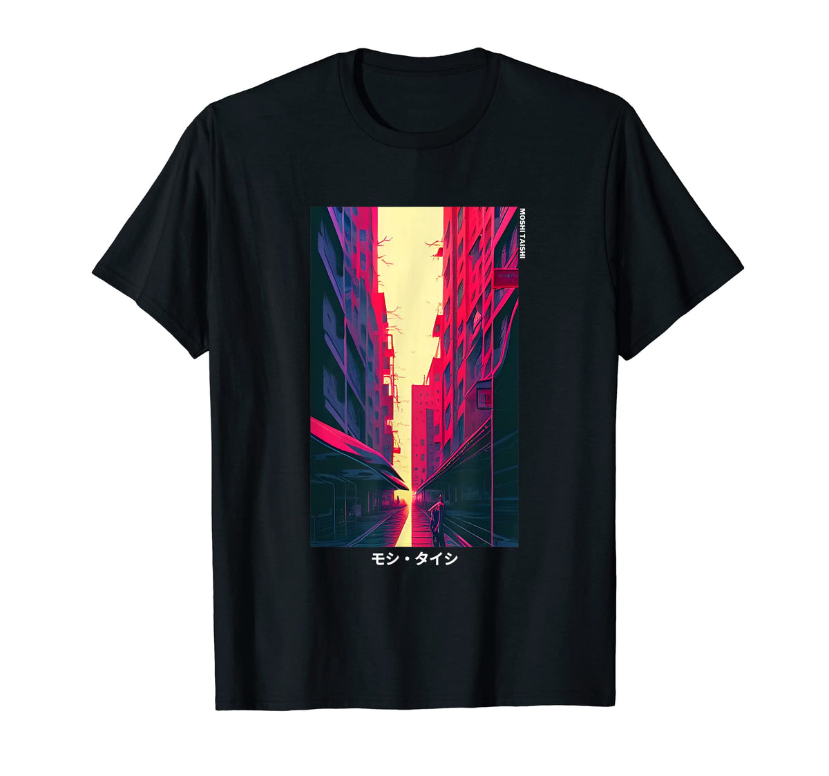 90S Synthwave Japanese Vaporwave Art T-Shirt - Streetwear Style Men Women