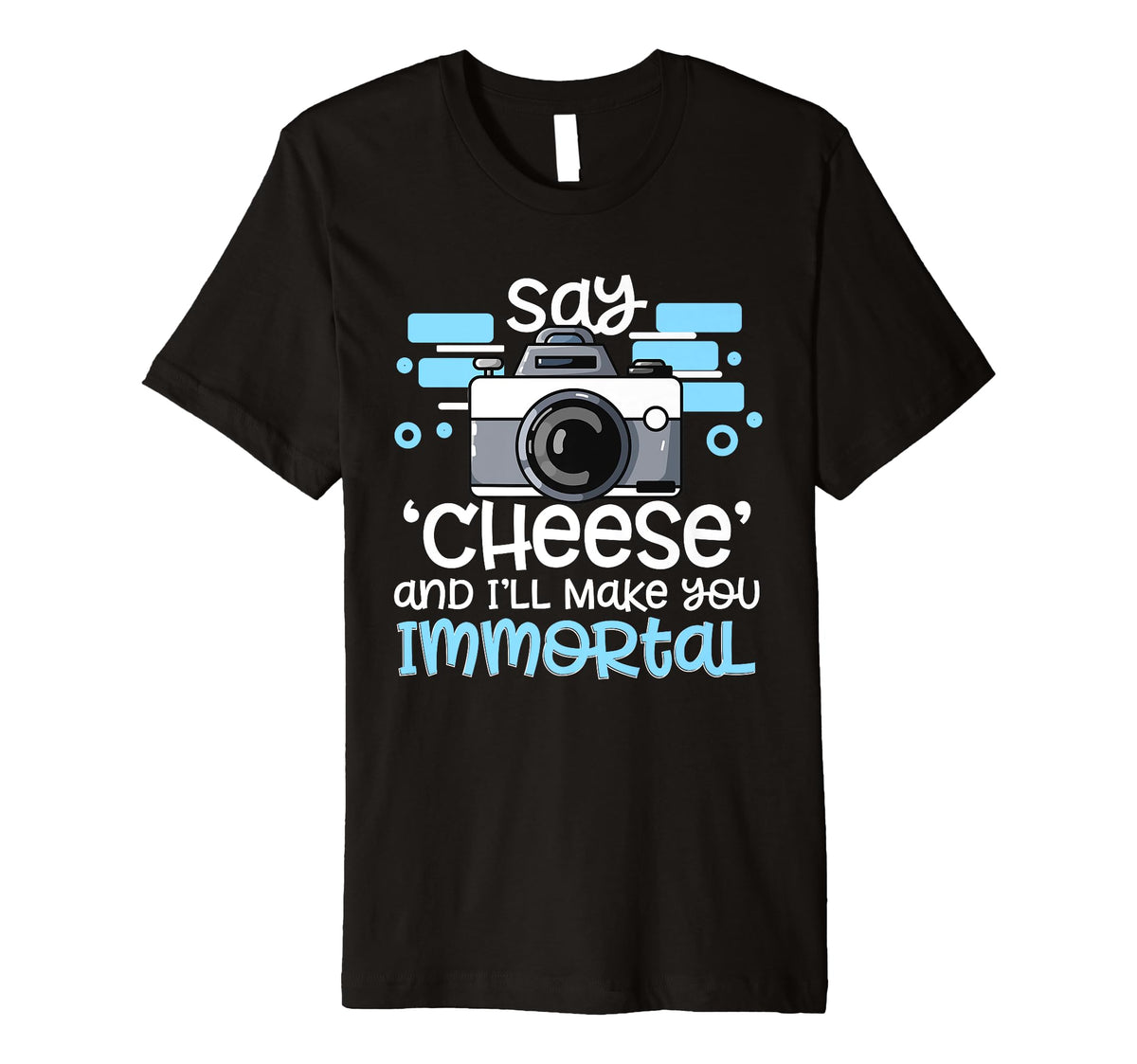 Photo Camera Photographer Flash T-Shirt - Casual Everyday Wear Men Women