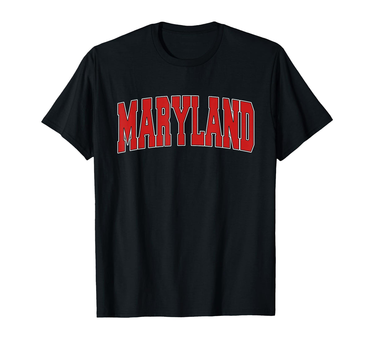 Maryland Usa State Md Varsity Sports T-Shirt - Aesthetic Graphic for Adults