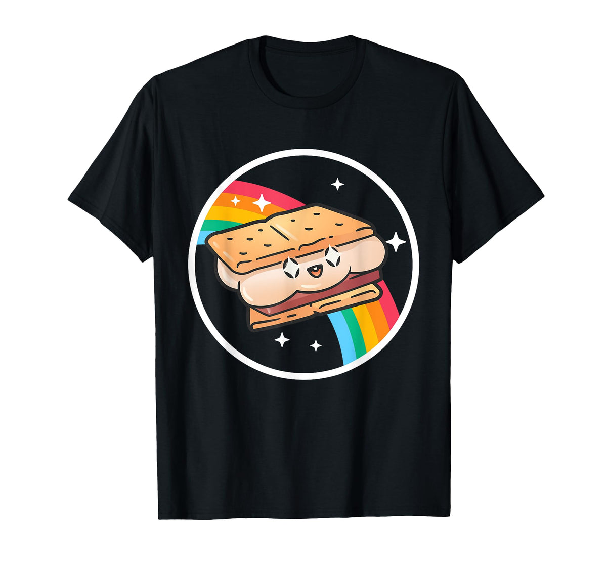 Japanese Smore Kawaii Japan Rainbow T-Shirt - Custom Art Print Men Women