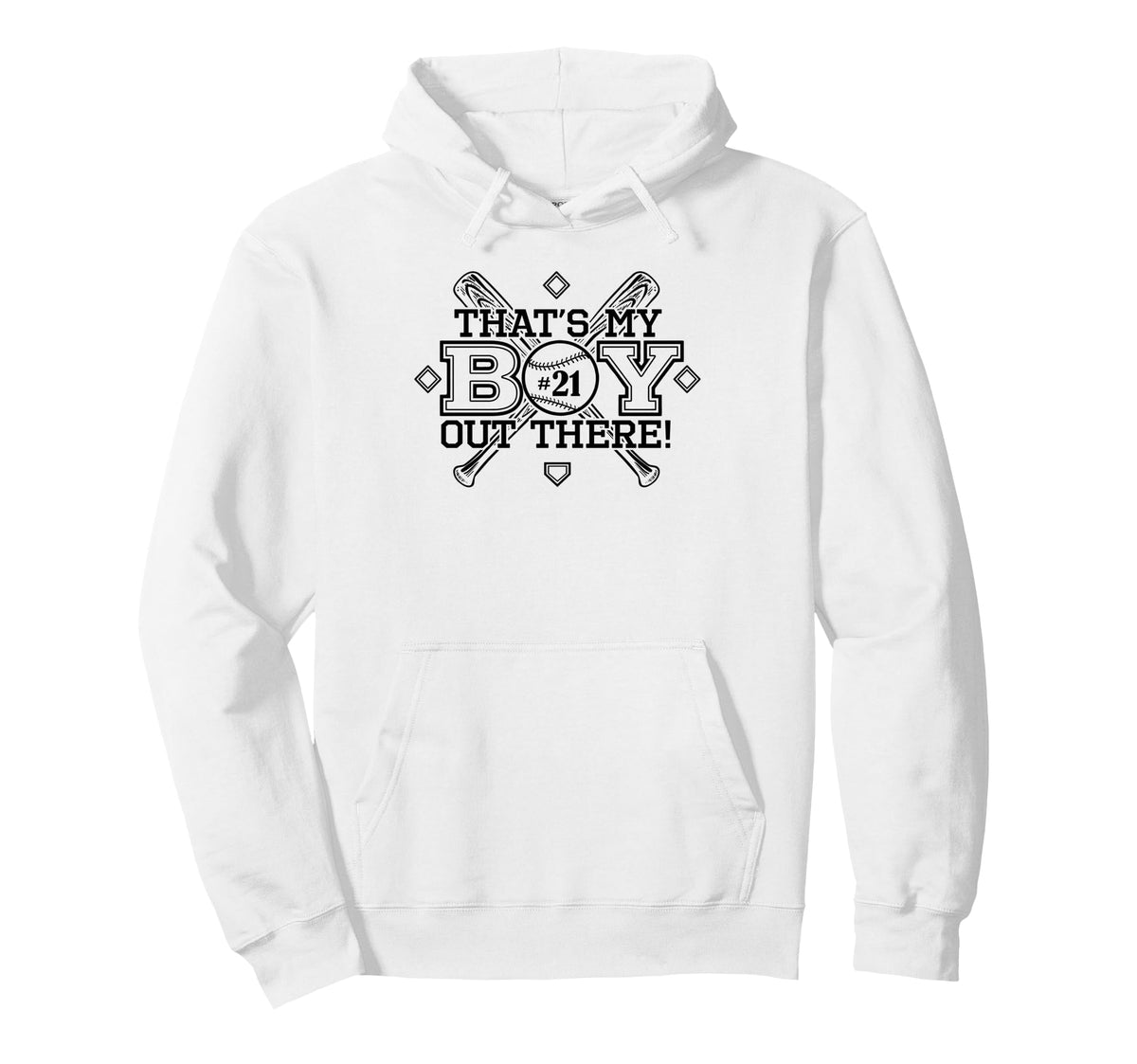 Baseball Mom Dad Thats My Proud Parent Hoodie - Novelty Apparel Men Women