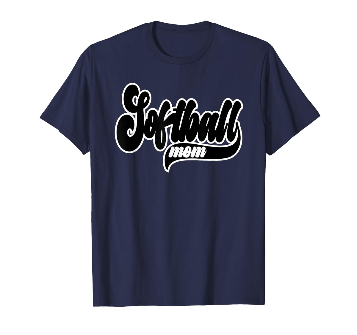 Softball Mom Sports Team Game T-Shirt - Casual Everyday Wear for Adults