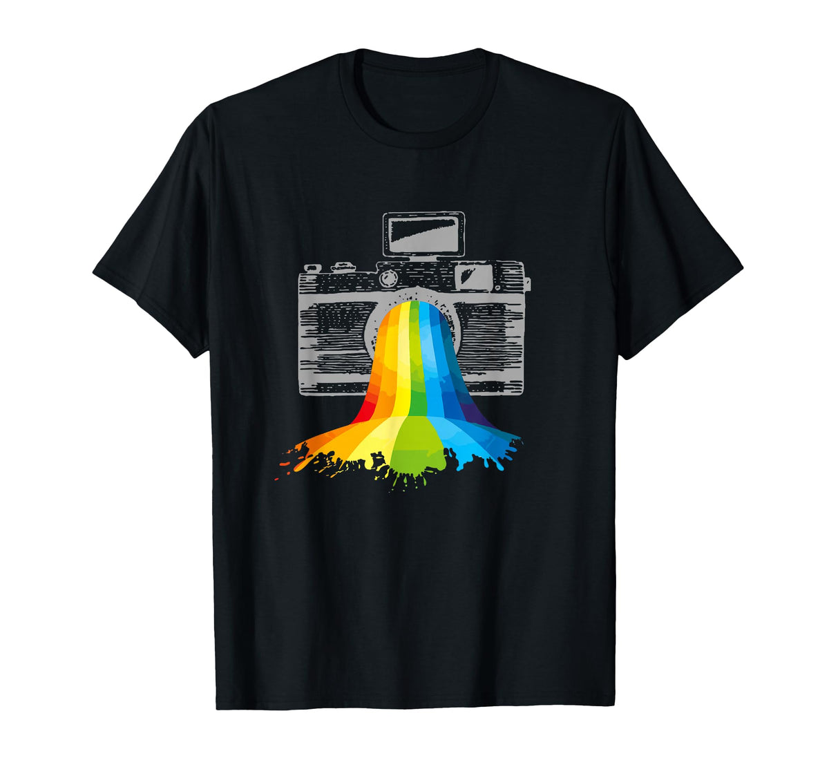 Photography Artist Camera Art T-Shirt - Casual Everyday Wear Unisex