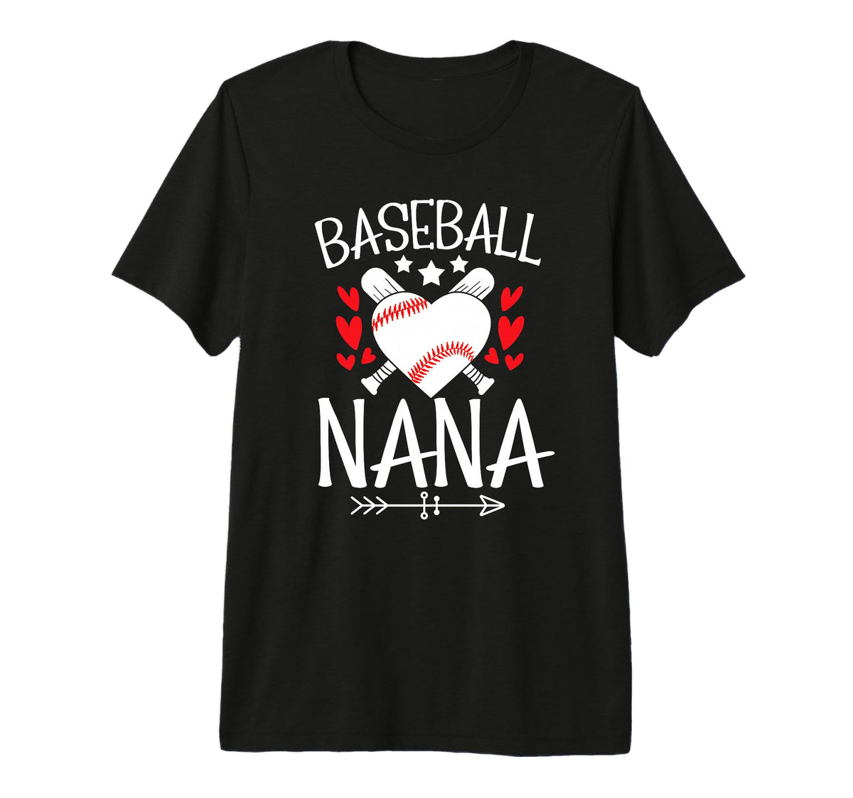 Baseball Nana Grandma Nana Baseball T-Shirt - Graphic Print Men Women