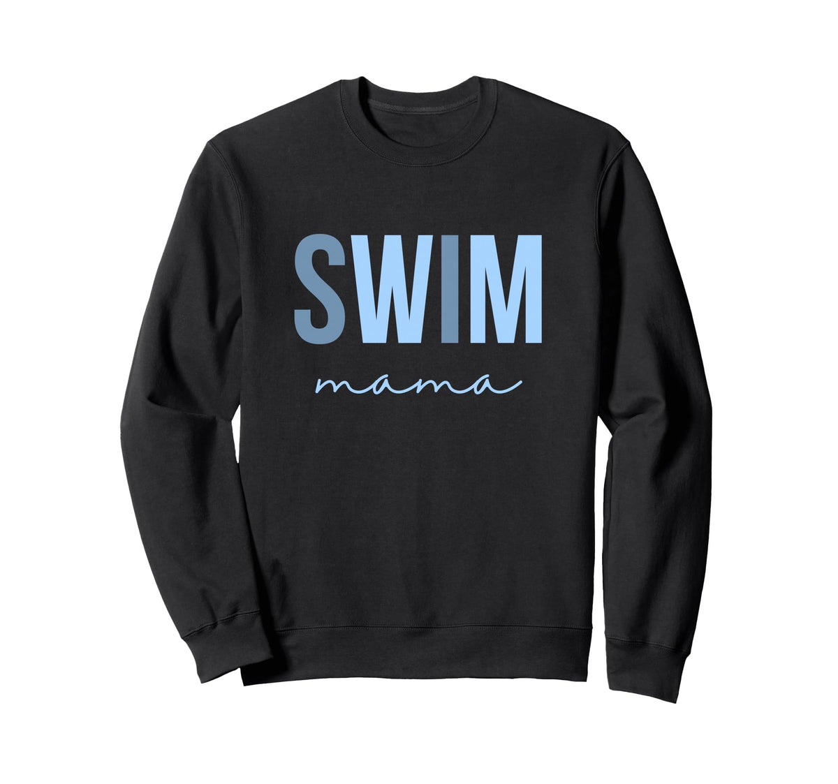 Swim Mama Proud Swim Mom Game Day Sweatshirt - Streetwear Style for Adults