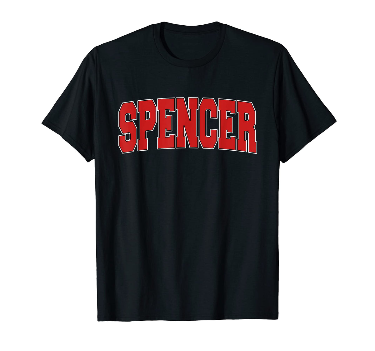 Spencer Nc North Carolina Varsity Usa T-Shirt - Trendy Graphic Men Women