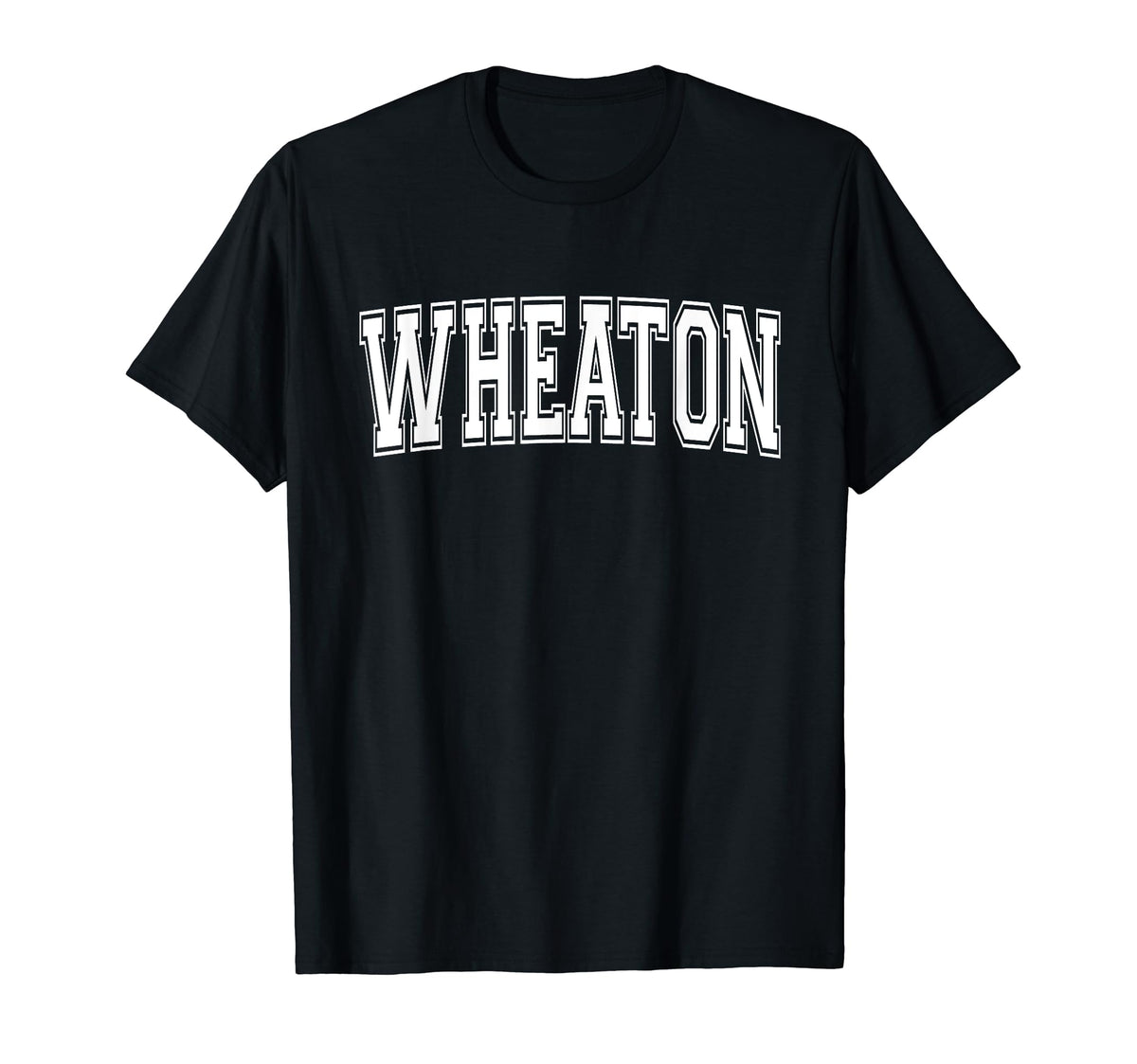 Wheaton Il Illinois Usa Sports Varsity T-Shirt - Custom Art Print Men Women