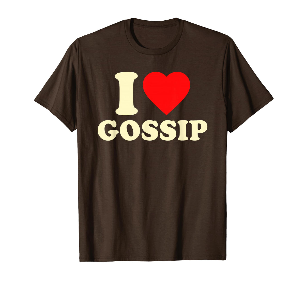 I Love Gossip I Heart Gossip Y2K T-Shirt - Streetwear Style for Adults