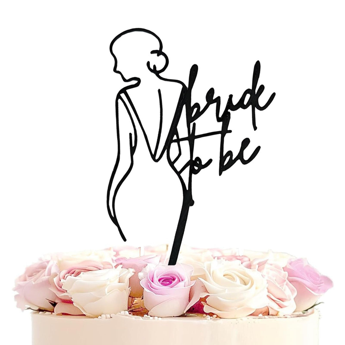 Bride to Be Acrylic Cake Topper