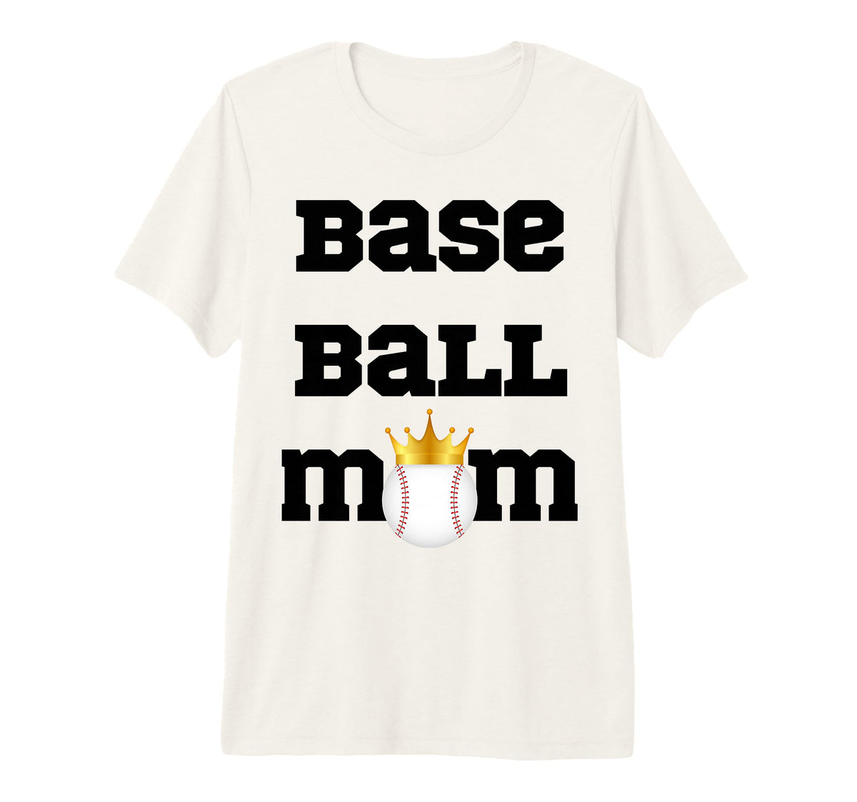 Loud Proud Baseball Mom Softball T-Shirt - Casual Everyday Wear Men Women