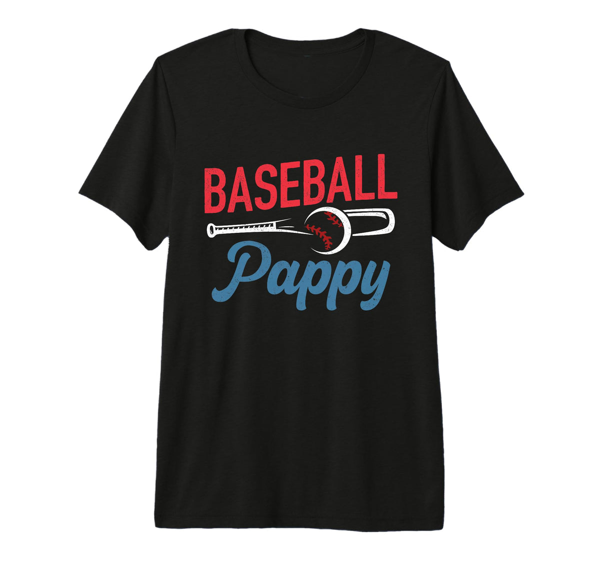 Mens Baseball Pappy Life Happy T-Shirt - Casual Everyday Wear Men Women