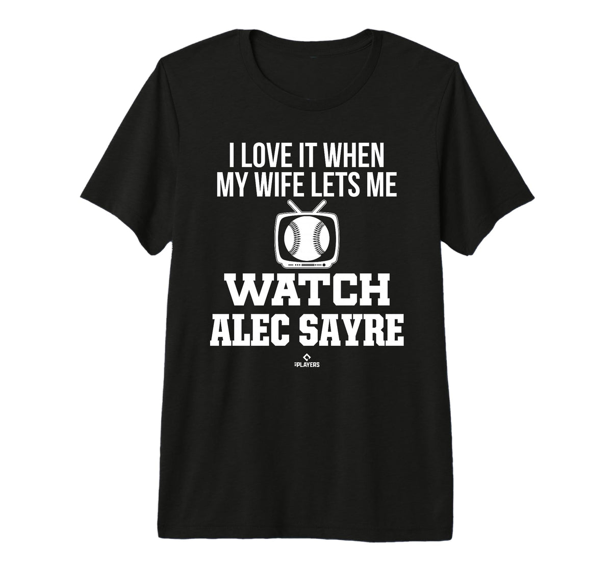 My Wife Lets Me Watch Alec Sayre T-Shirt - Minimalist Print for Adults