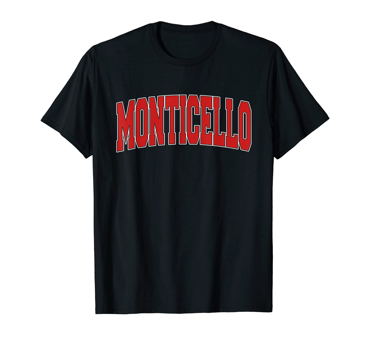 Monticello Il Illinois Varsity Usa T-Shirt - Streetwear Style for Adults