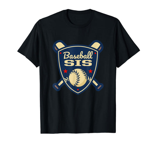 Baseball Sis Matching Family Baseball T-Shirt - Custom Art Print Unisex