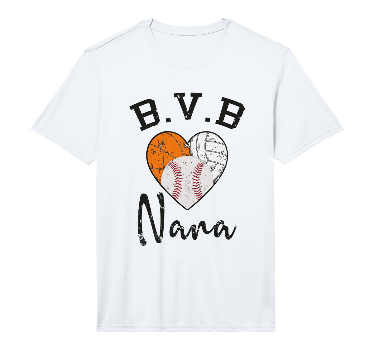 Mens Basketball Volleyball Baseball T-Shirt - Minimalist Print Men Women