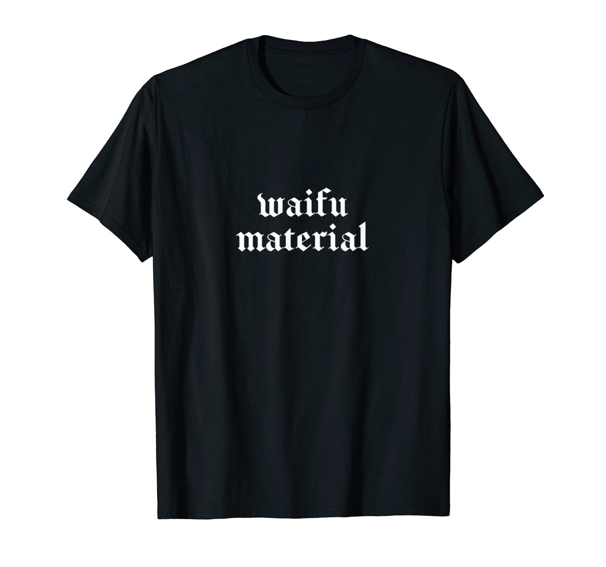 Waifu Material Vaporwave Aesthetic T-Shirt - Streetwear Style for Adults