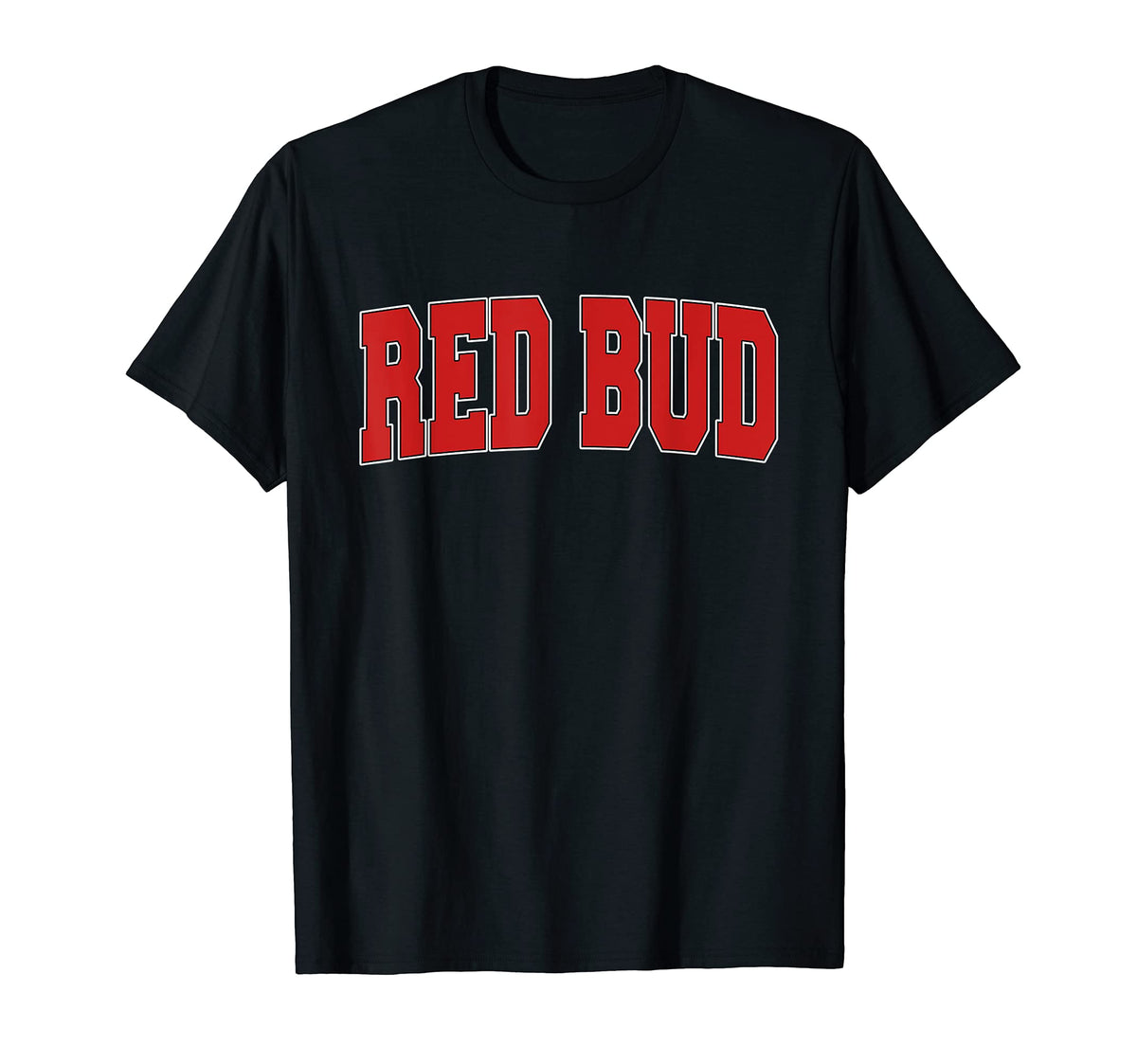 Red Bud Il Illinois Varsity Usa Sports T-Shirt - Novelty Apparel for Adults
