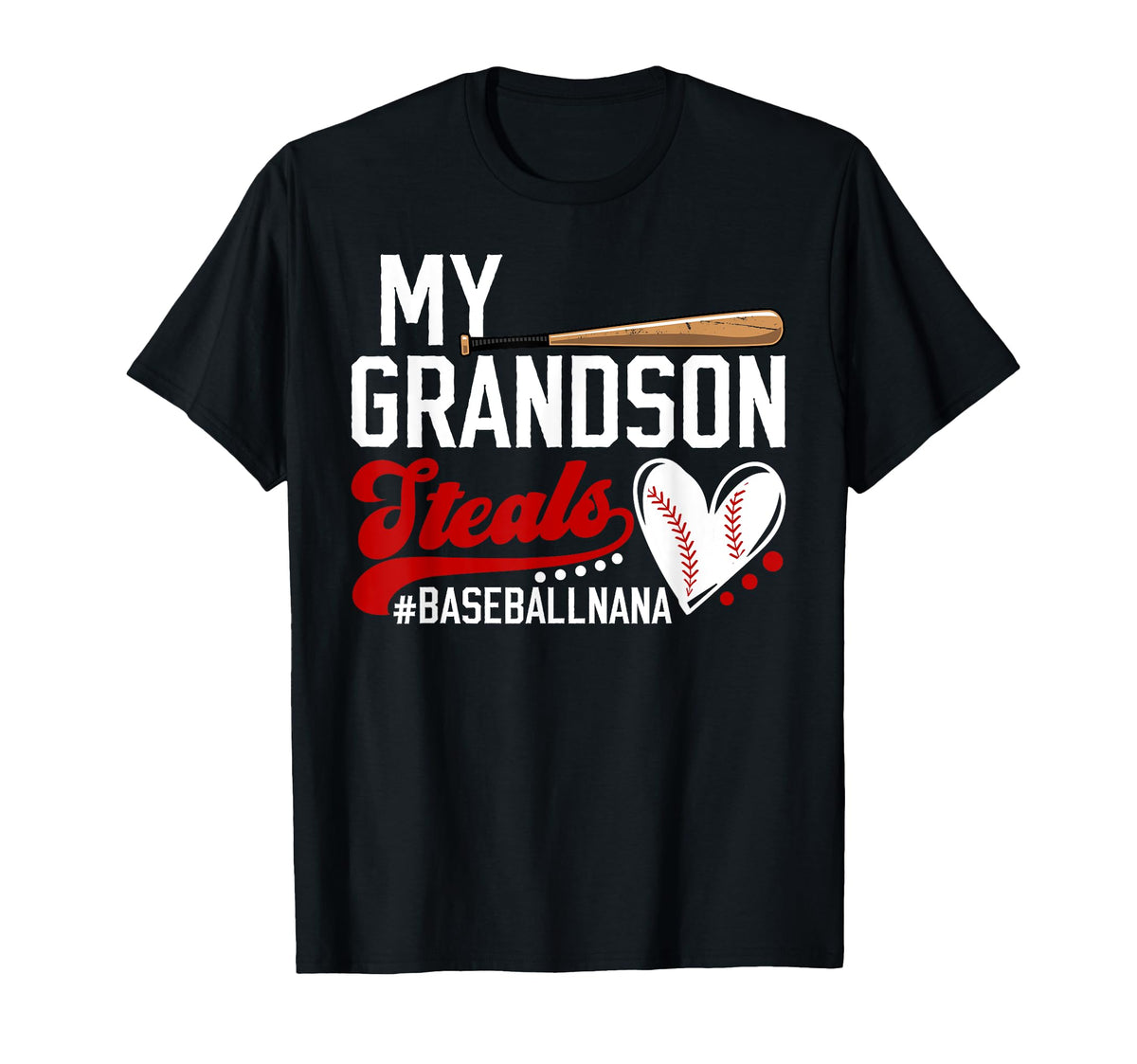 Baseball Nana Grandma Funny Nana T-Shirt - Novelty Apparel Men Women