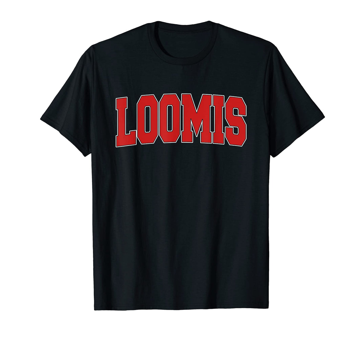 Loomis Ca California Varsity Usa Sports T-Shirt - Aesthetic Graphic Unisex