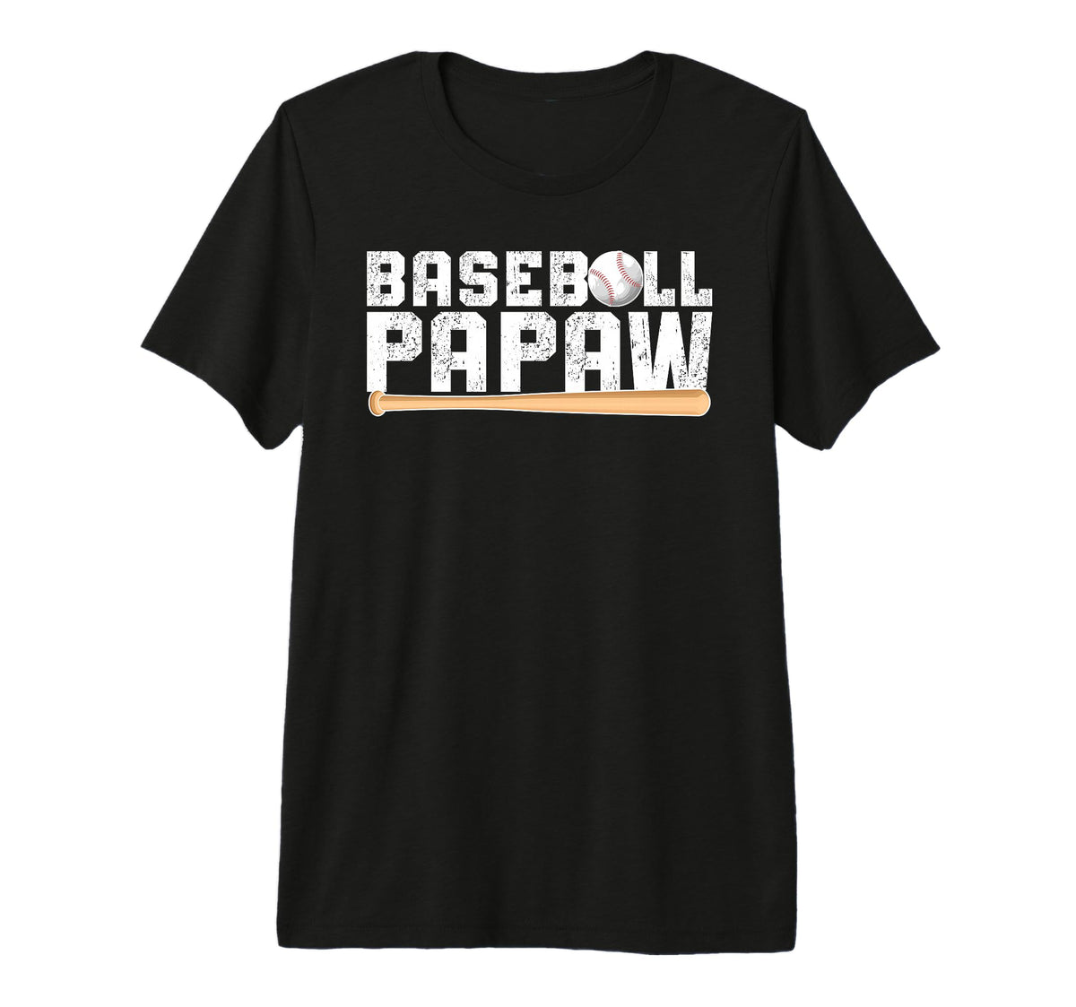 Mens Baseball Papaw Proud Grandpa T-Shirt - Trendy Graphic for Adults