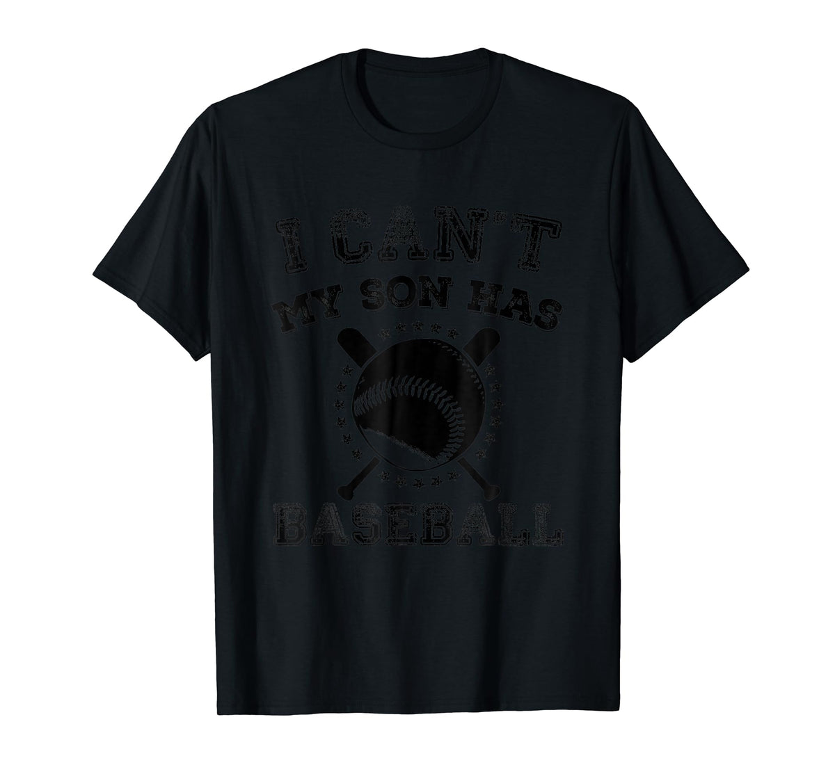 I Cant My Son Has Baseball Sports T-Shirt - Trendy Graphic Men Women