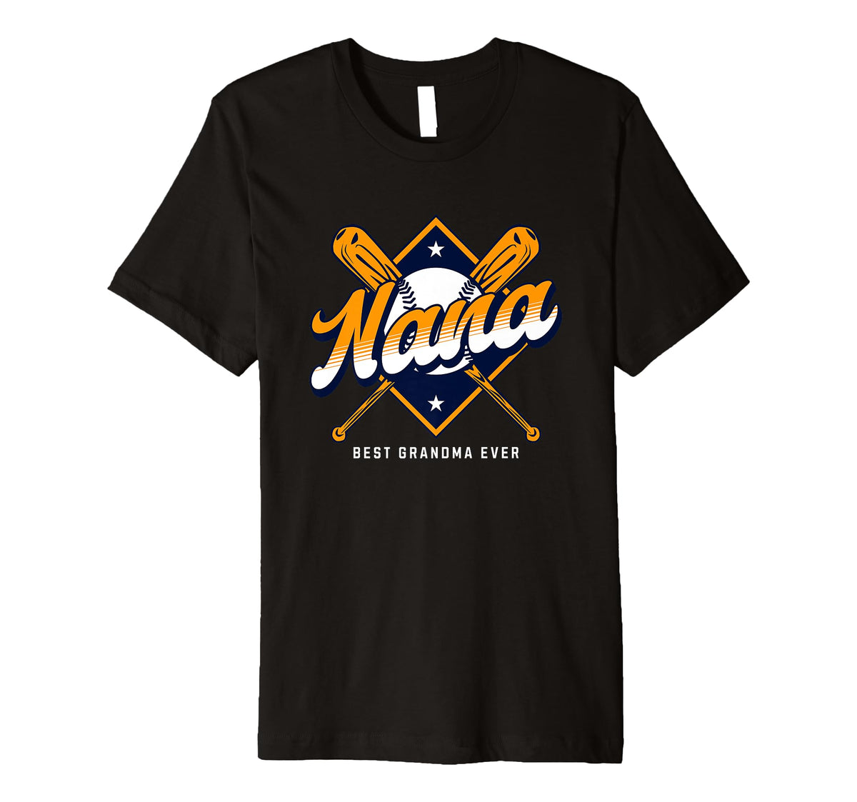 Baseball Nana Grandmother Grandma T-Shirt - Fun Novelty Design for Adults