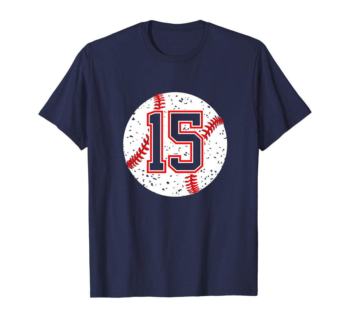 Baseball Number 15 Mom Show Support T-Shirt - Streetwear Style Men Women