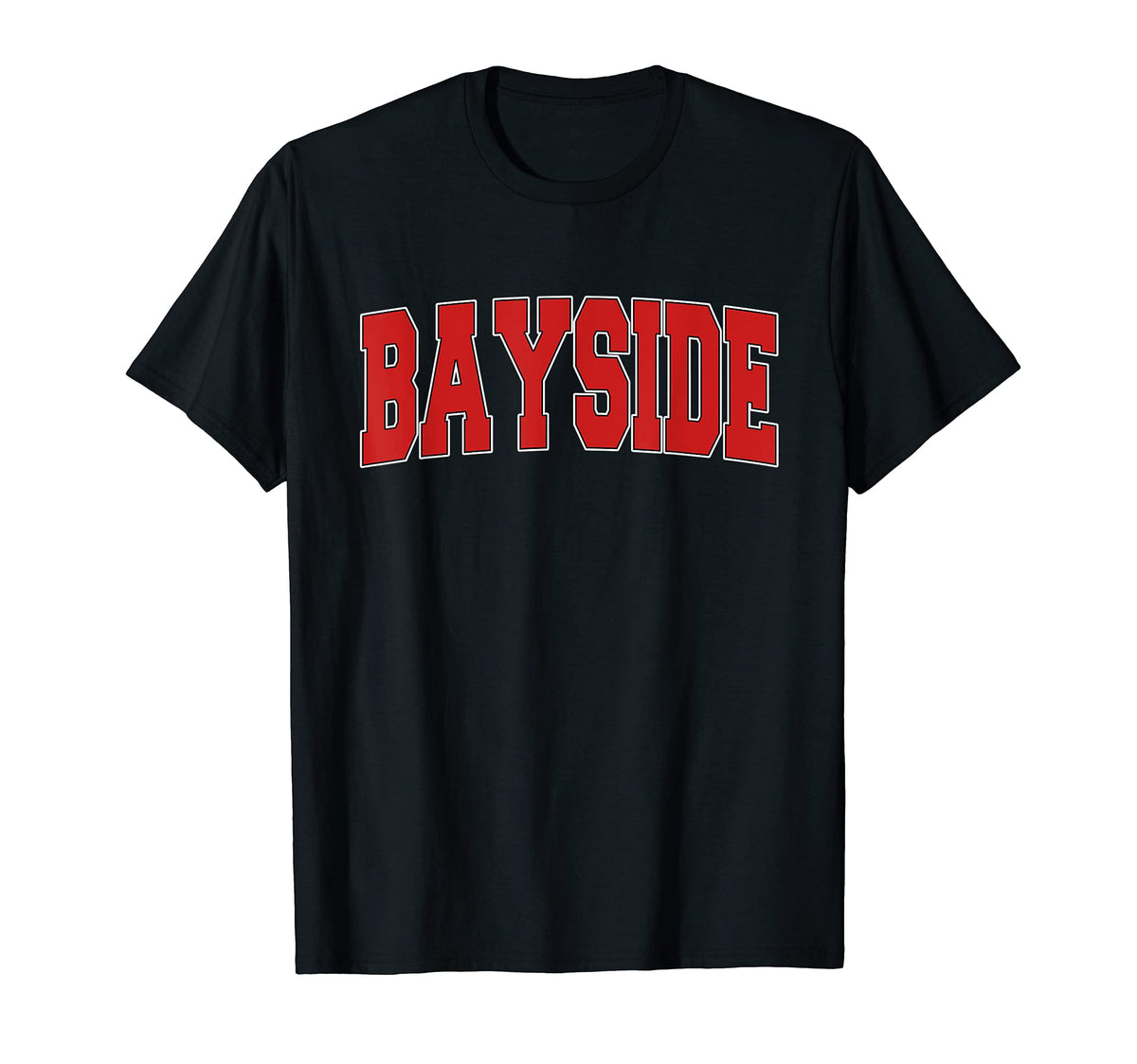 Bayside Wi Wisconsin Varsity Usa Sports T-Shirt - Graphic Print Unisex