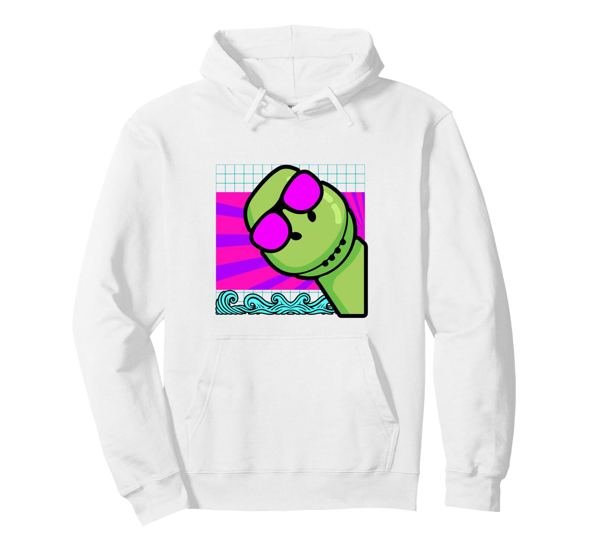 Aesthetic Vaporwave Outfits Dinosaur Hoodie - Streetwear Style for Adults