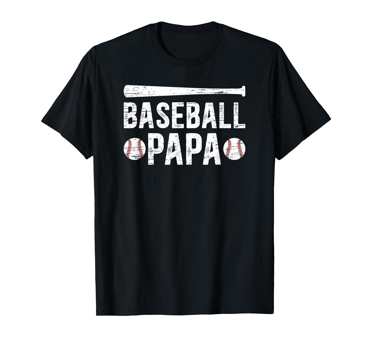 Baseball Papa Proud Grandpa Papa T-Shirt - Fun Novelty Design Men Women