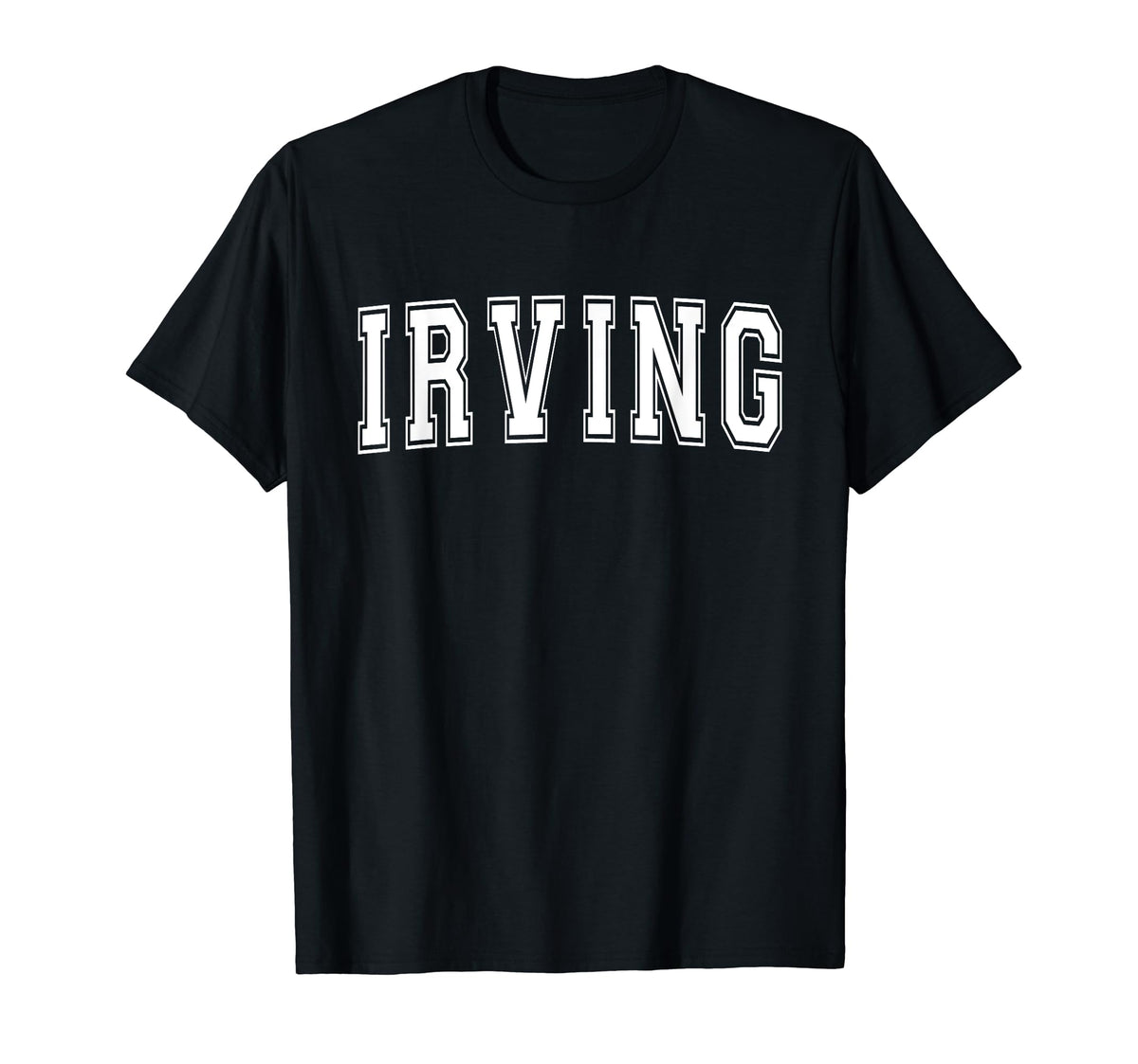 Irving Tx Texas Usa Sports Varsity T-Shirt - Custom Art Print Men Women
