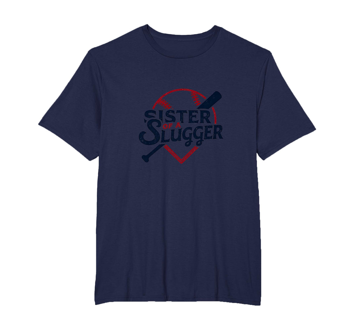 Baseball Sister Sister Slugger Sports T-Shirt - Aesthetic Graphic Unisex