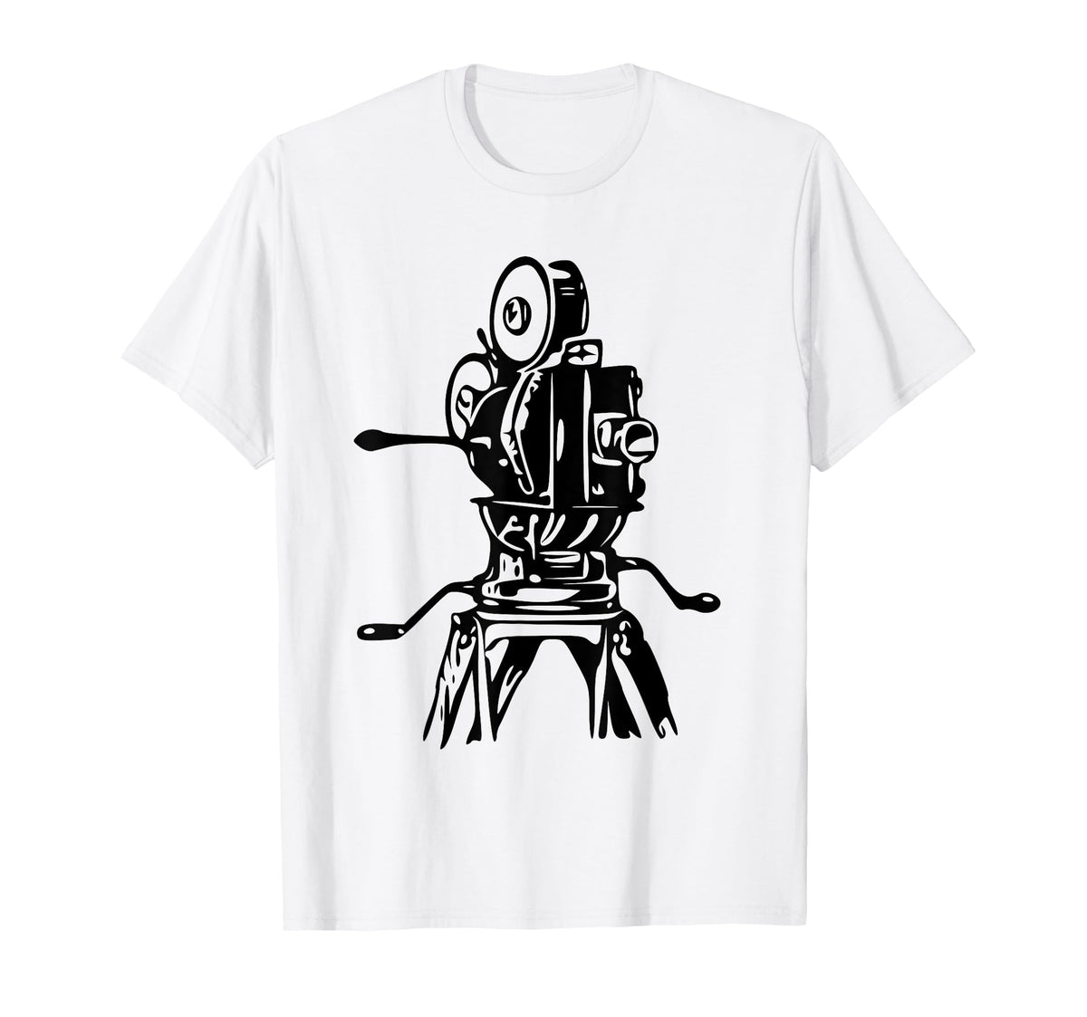 Camera Film Movie Logo T-Shirt - Trendy Graphic Men Women