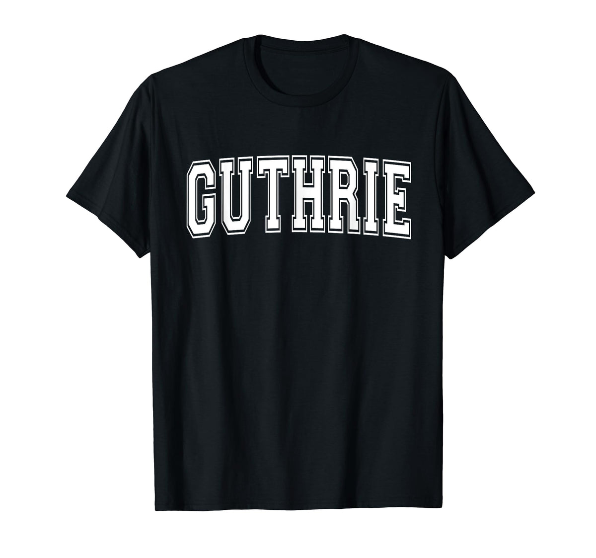 Guthrie Ok Oklahoma Usa Sports Varsity T-Shirt - Graphic Print Unisex