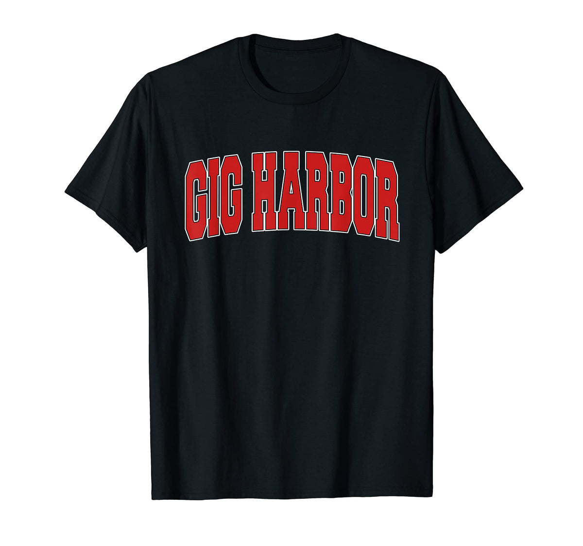 Gig Harbor Wa Washington Varsity Usa T-Shirt - Casual Everyday Wear Unisex