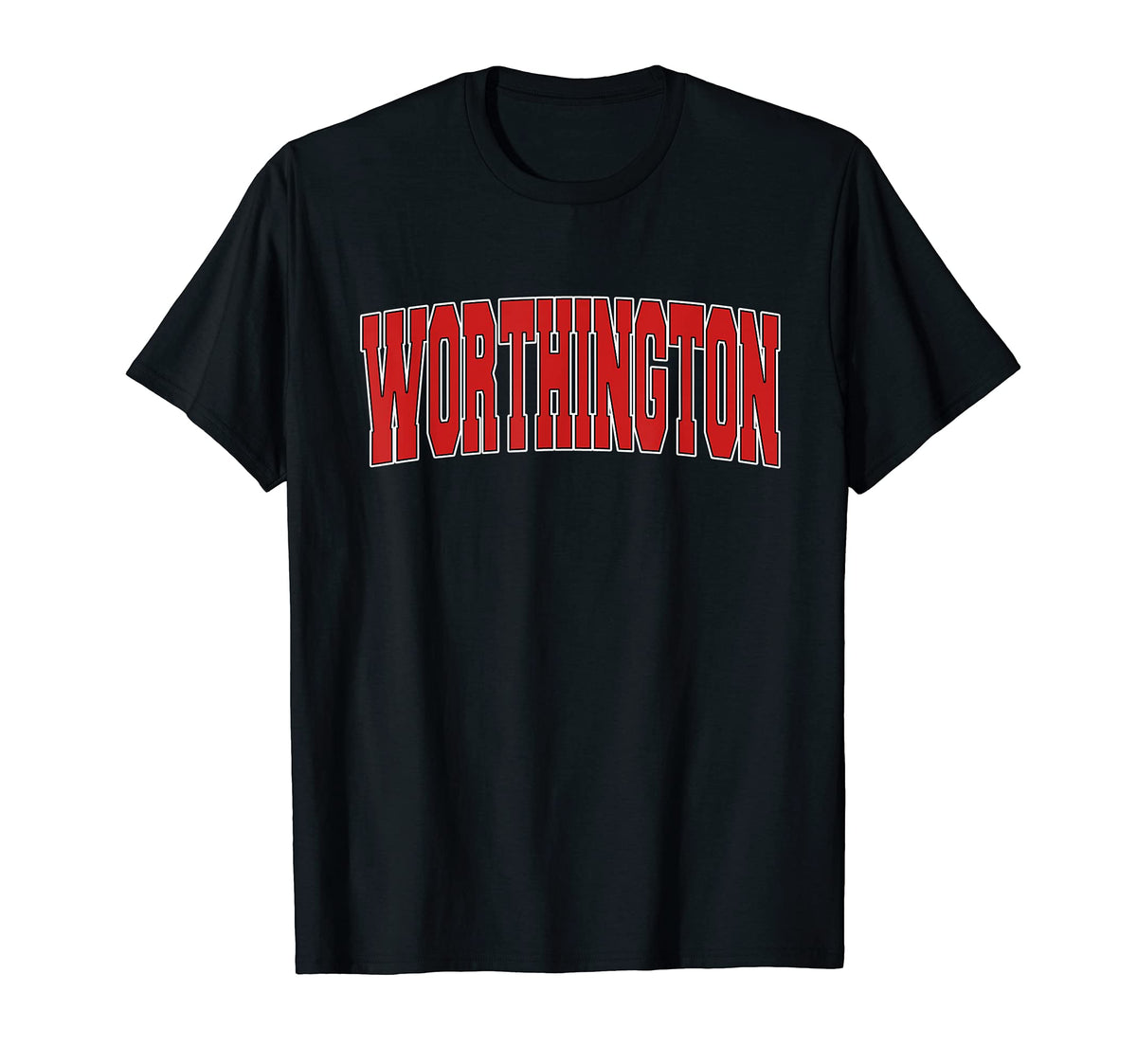 Worthington Oh Ohio Varsity Usa Sports T-Shirt - Graphic Print for Adults